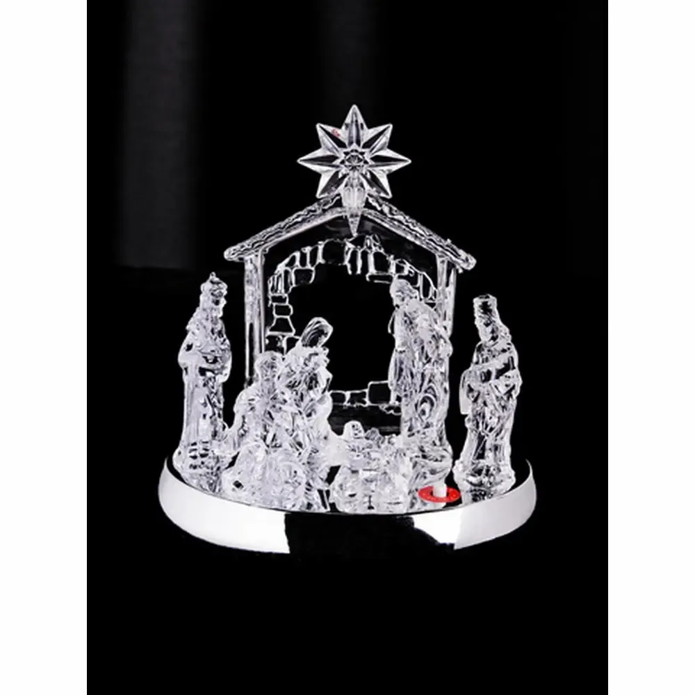 Adorno Navidad Nacimiento 18.5X13.2X20Cm C/Luz
