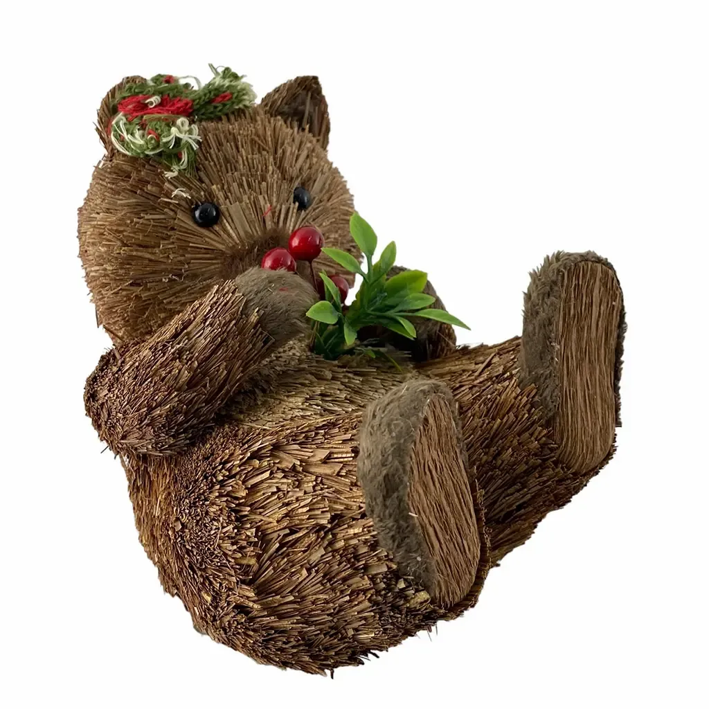 Adorno Navidad Rama 70X30X8Cm Cereza Rojo Verde