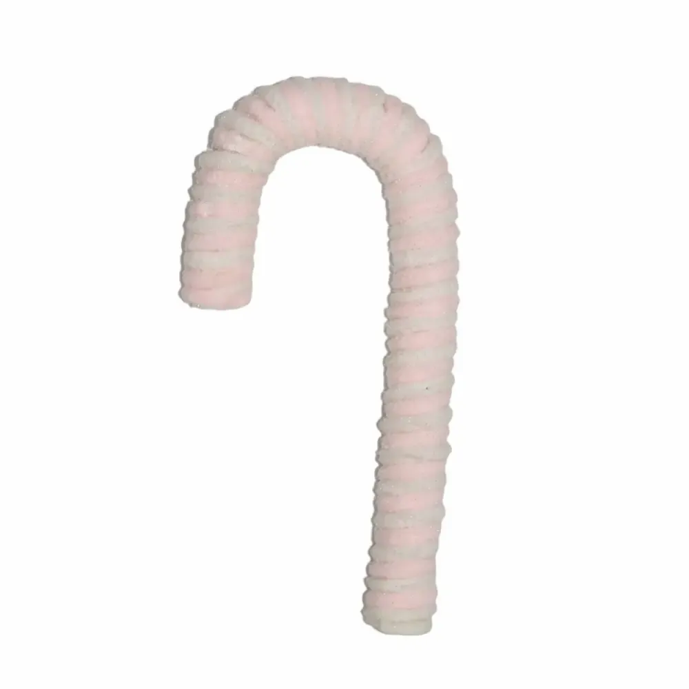 Adorno Navidad Baston 12X12X25Cm Rosado Para Colgar