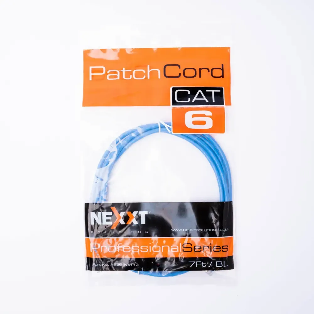 Cable Utp Azul Categoria-6 Patch Cord Nexxt 7-Pie 24.Awg