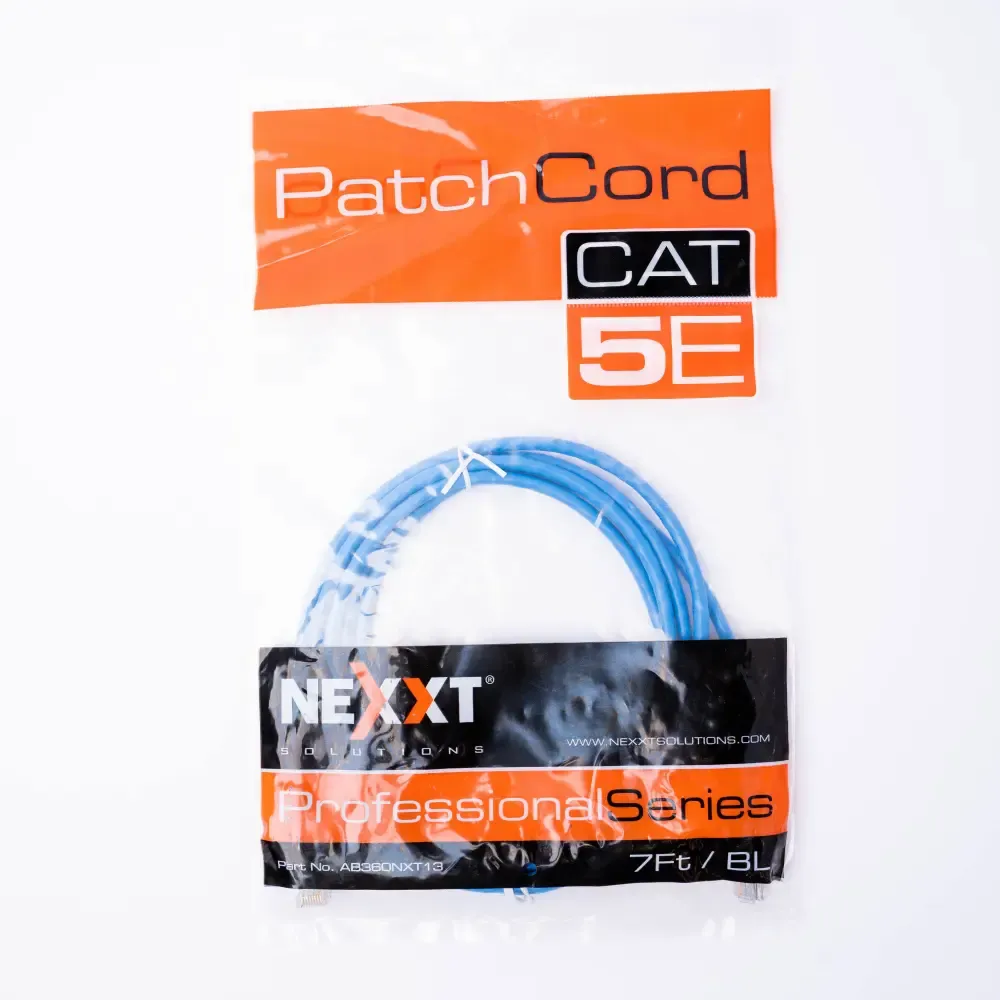 Cable Utp Azul Categoria-5E Patch Cord Nexxt 7-Pie 24.Awg