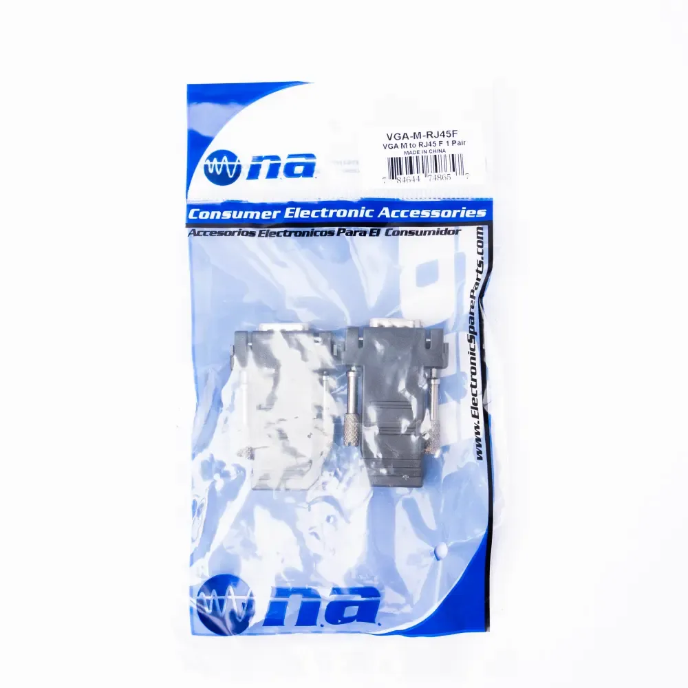 Adaptadores Vga Macho A Rj45 Y Vga Hembra A Rj45 N.A. 2-Piezas