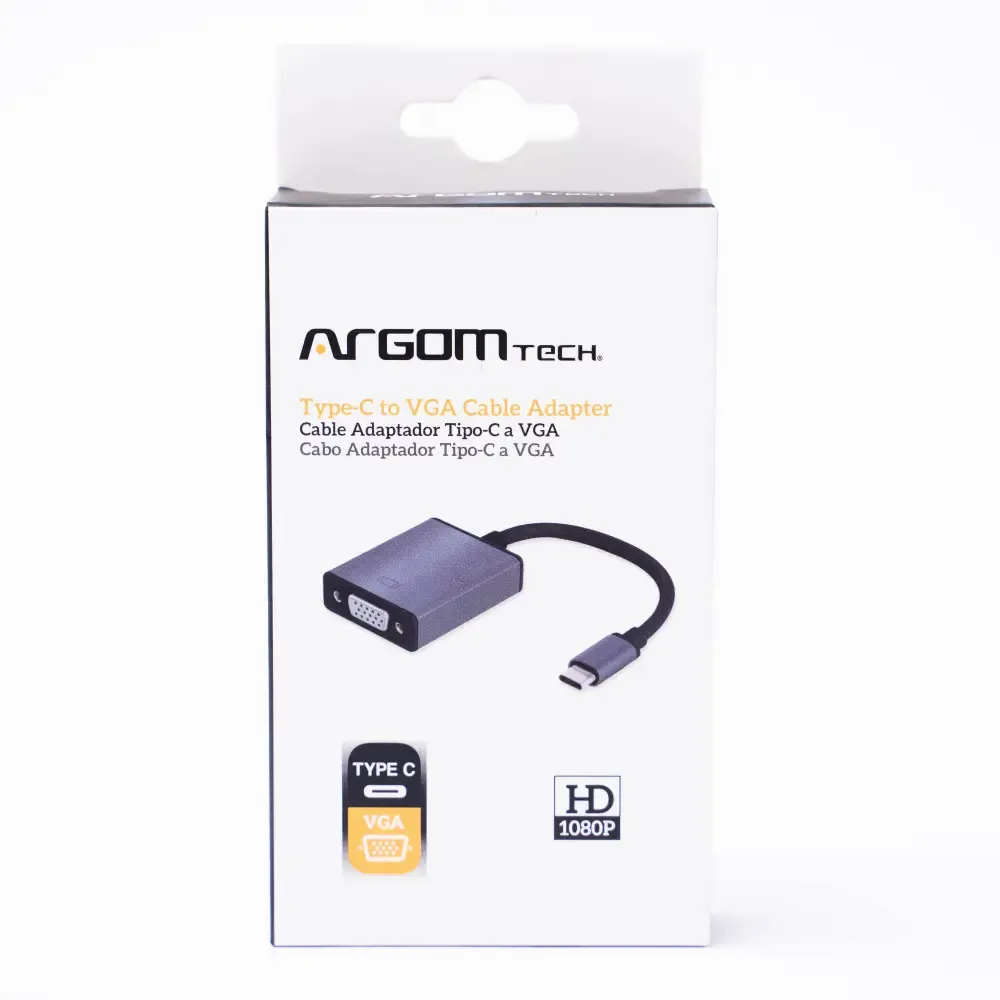 Adaptador Tipo-C Macho A Vga Hembra Argon