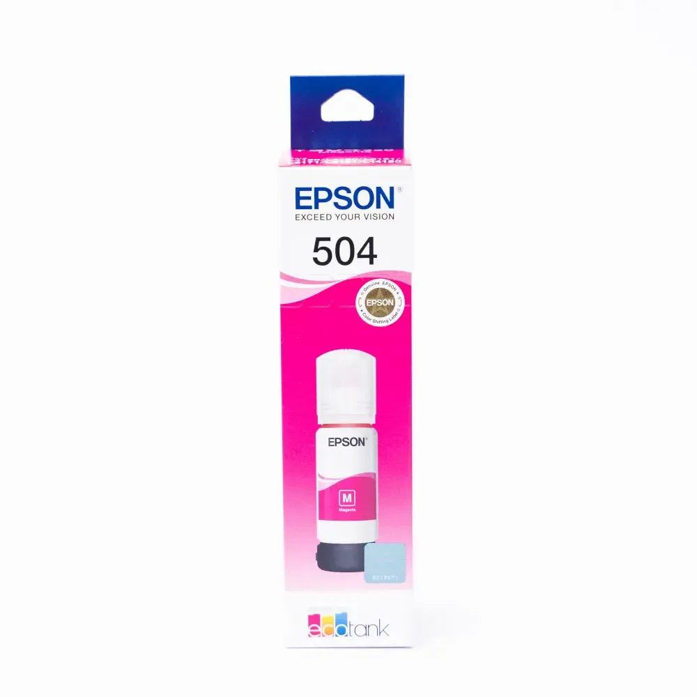Bote De Tinta Magenta #504 Para Impresora Epson 70Ml 