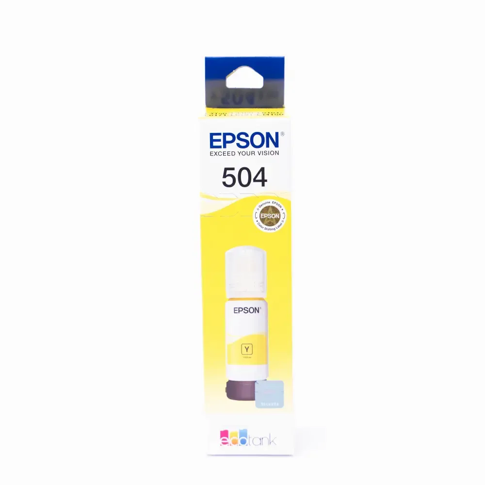 Bote De Tinta Amarillo #504 Para Impresora Epson 70Ml