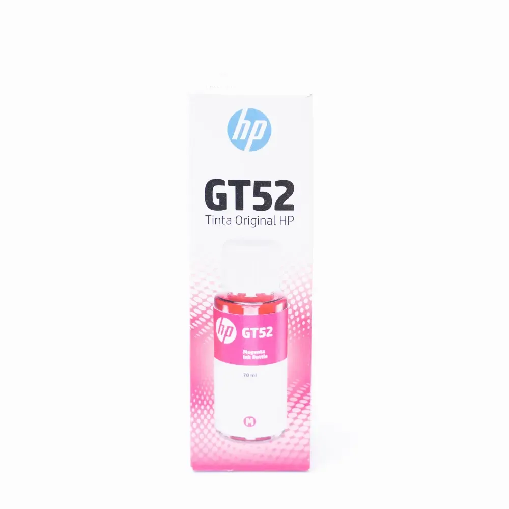 Bote De Tinta Magenta #Gt52 Para Impresoras Hp 70Ml