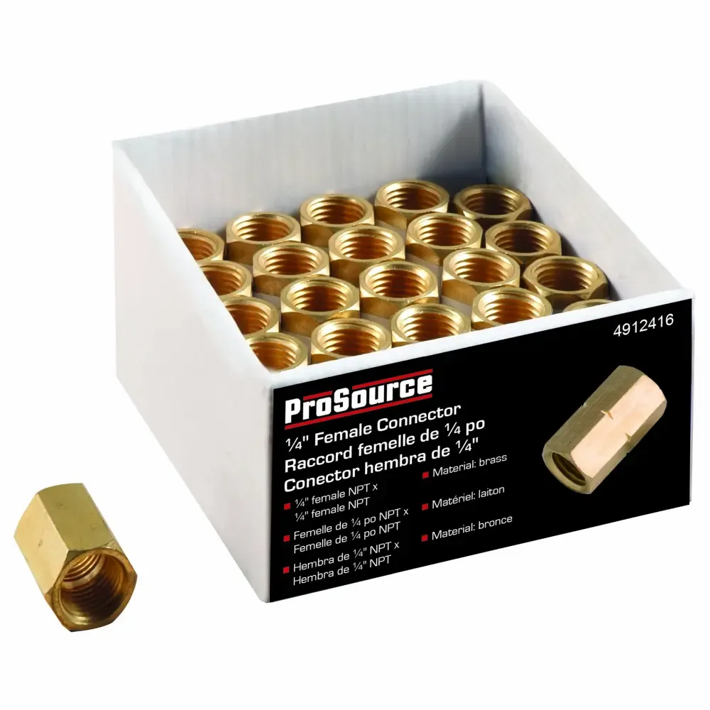 Conector Hembra Hexagonal Para Manguera Prosource 1/4-Plg.Npt 