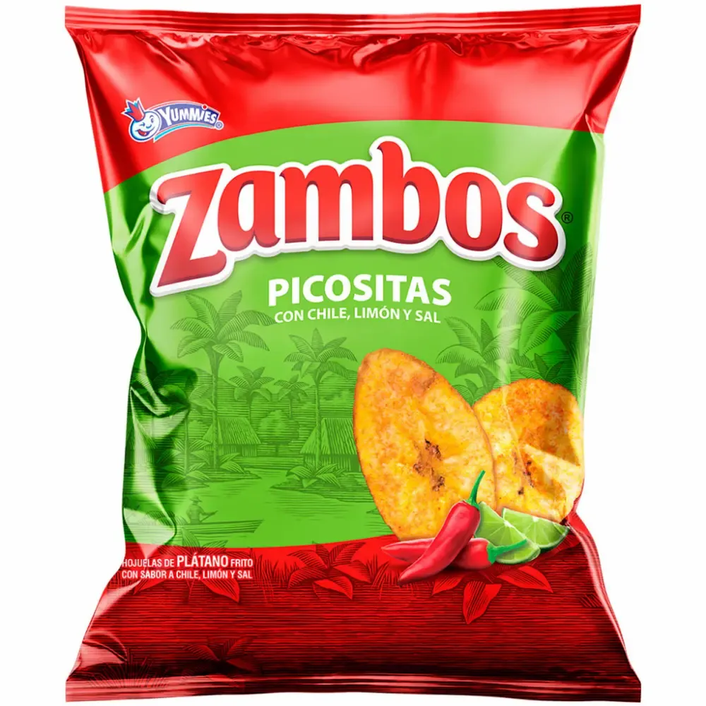 Zambos de Platano Picositas Familiar Yummies 140g
